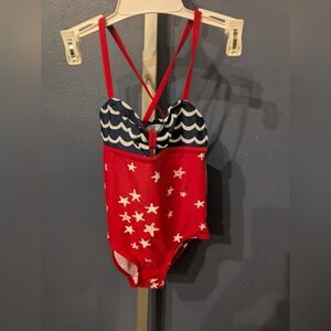 Joe Boxer Red and Navy Starry Kids Swimsuit